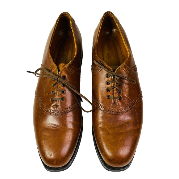 Allen Edmonds Size 11 AA‎ Cap-Toe Oxford Dress Shoe Walnut Brown - Picture 1 of 9